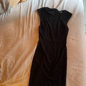 Express Black Zip-Back Sheath Dress